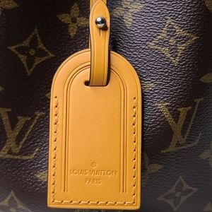 NWT LOUIS VUITTON LV LUGGAGE TAG BLACK SILVER